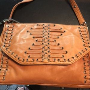 REBECCA MINKOFF, super soft leather. 10x8. Can use as crossbody or as satchel.